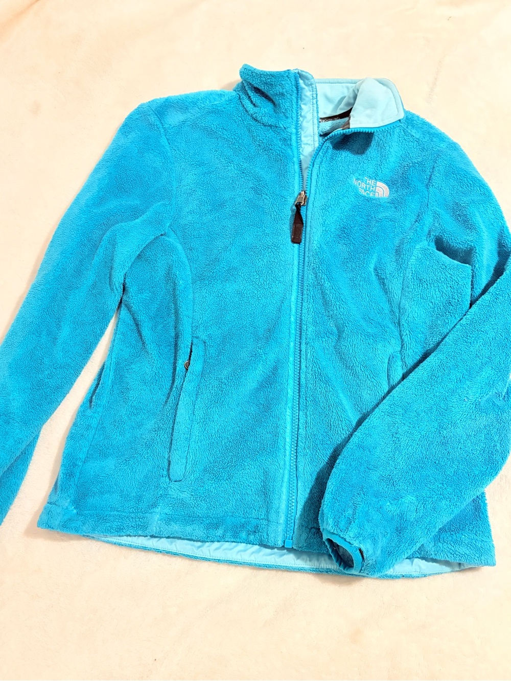 The North Face Vintage Aqua Blue Fleece Jacket